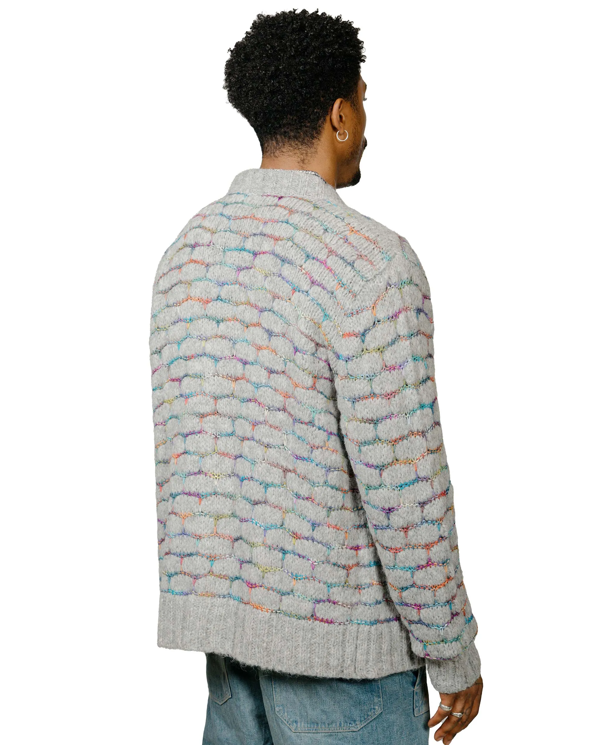 Corridor Raga Cardigan Grey Cooling Core Technology