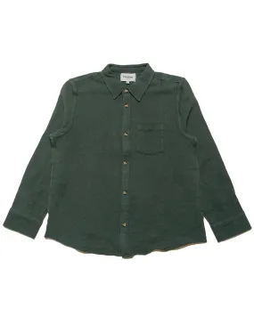 Corridor Waffle LS Green Anti Static Finish Layered Hemline