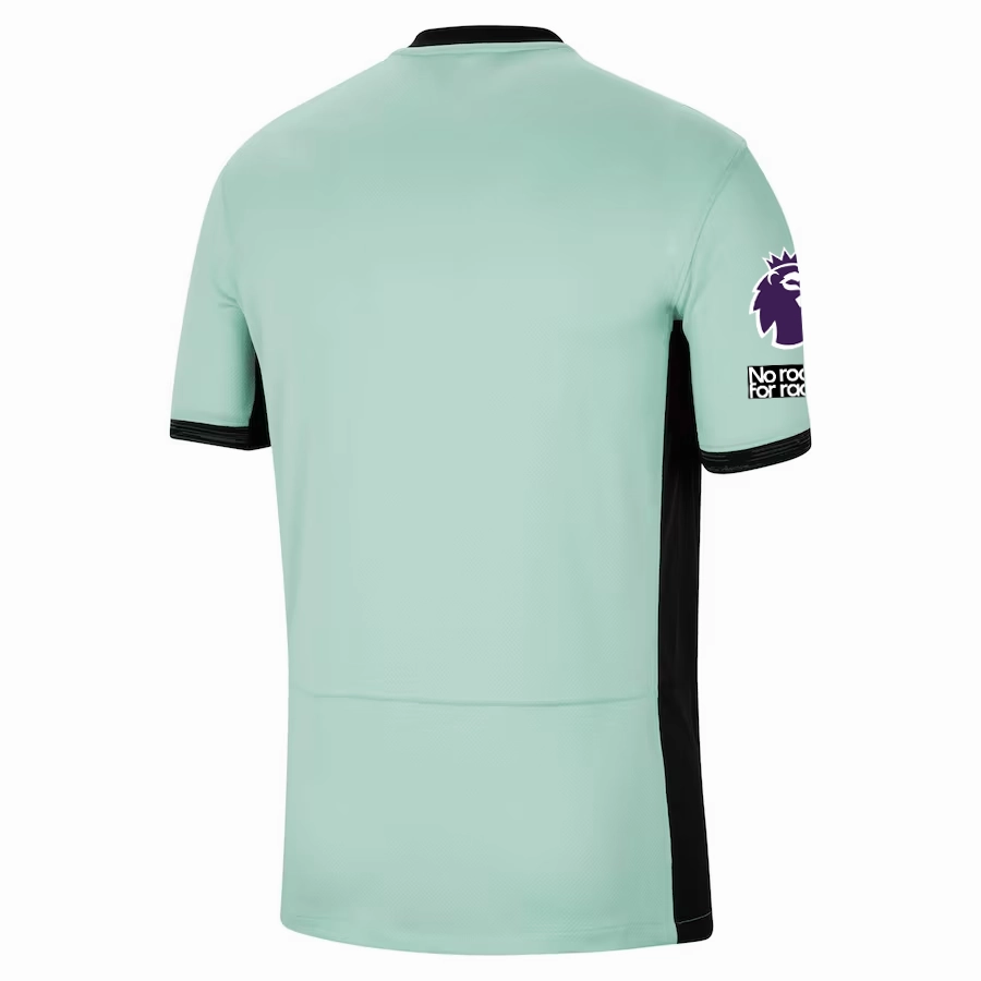 Nike Chelsea Third Jersey w/ EPL   No Room For Racism Patches 23/24 (Mint Foam/Black) Active Apparel