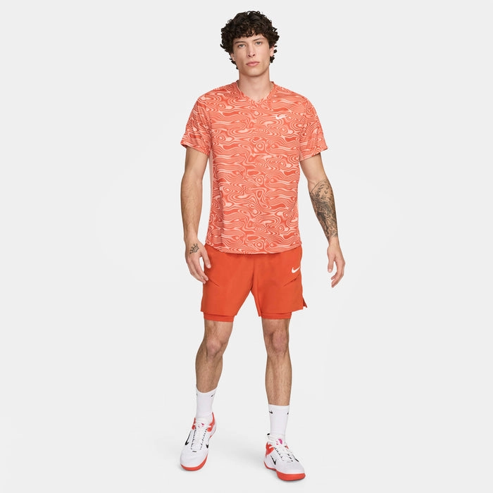 SlimFit GarmentDyedTexture Court Victory NikeCourt Top