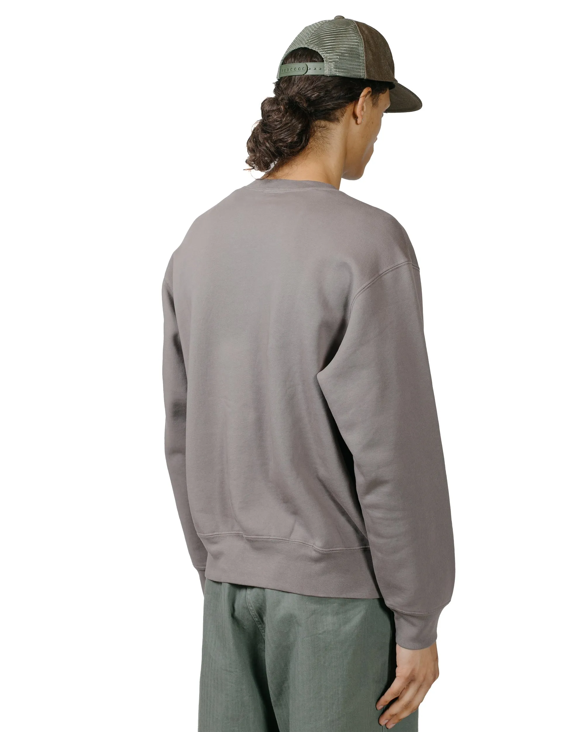 Eco Friendly Lady White Co. Varsity Sweatshirt Dust Grey