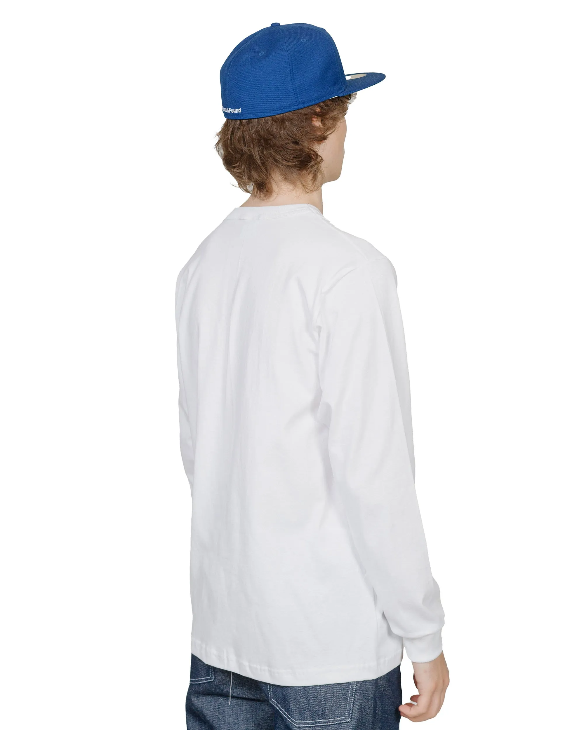 Randy's Garments Long-Sleeve Pocket Tee White Versatile Wearable