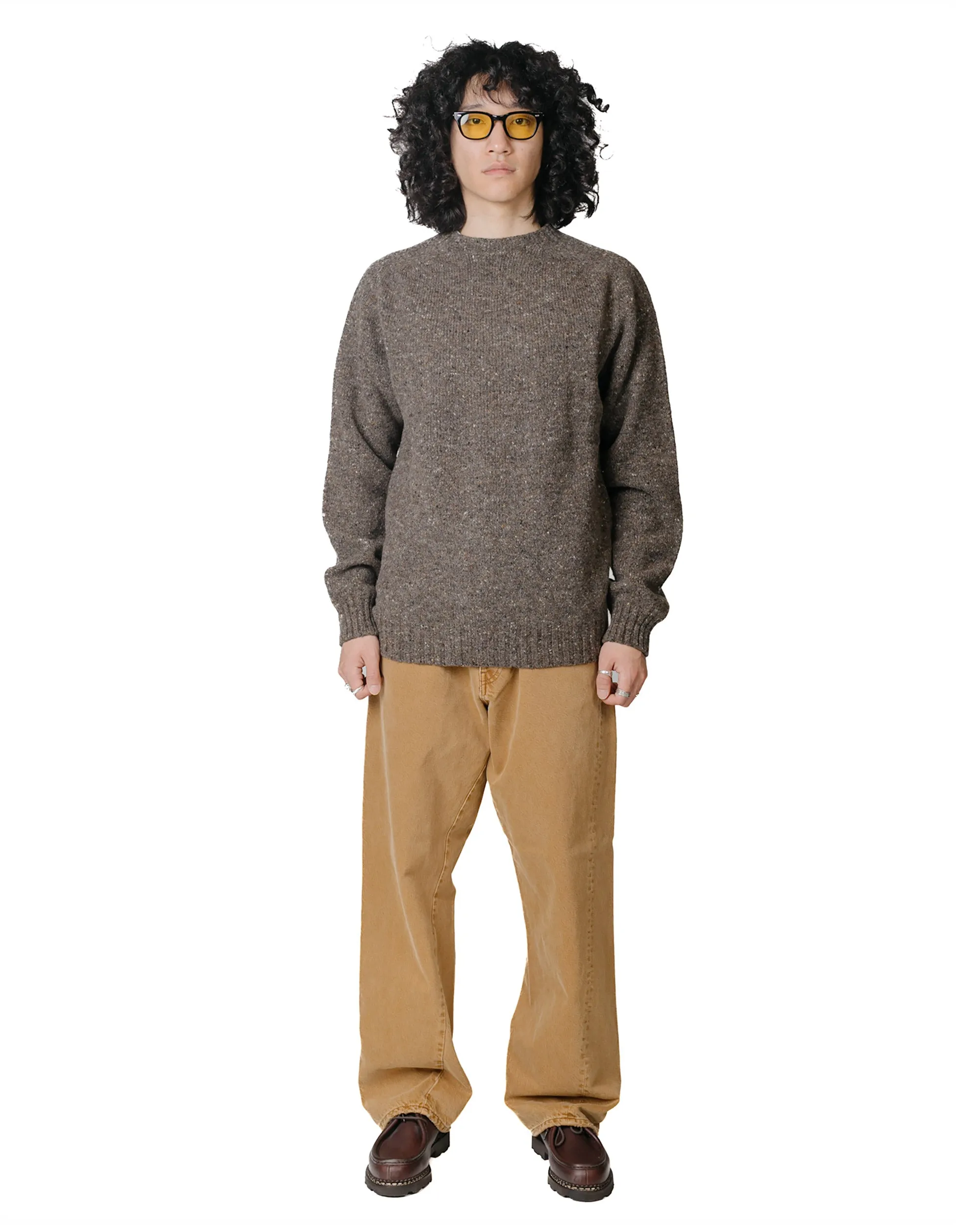 Fashionable Hoodie product animal print wildness Lost & Found Donegal Sweater Staffa