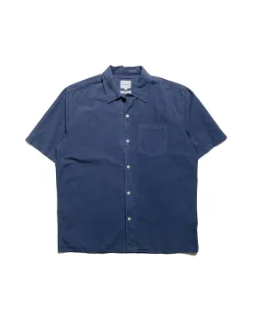 Norse Projects Carsten Cotton Tencel Calcite Blue Comfort Stretch Hidden Placket