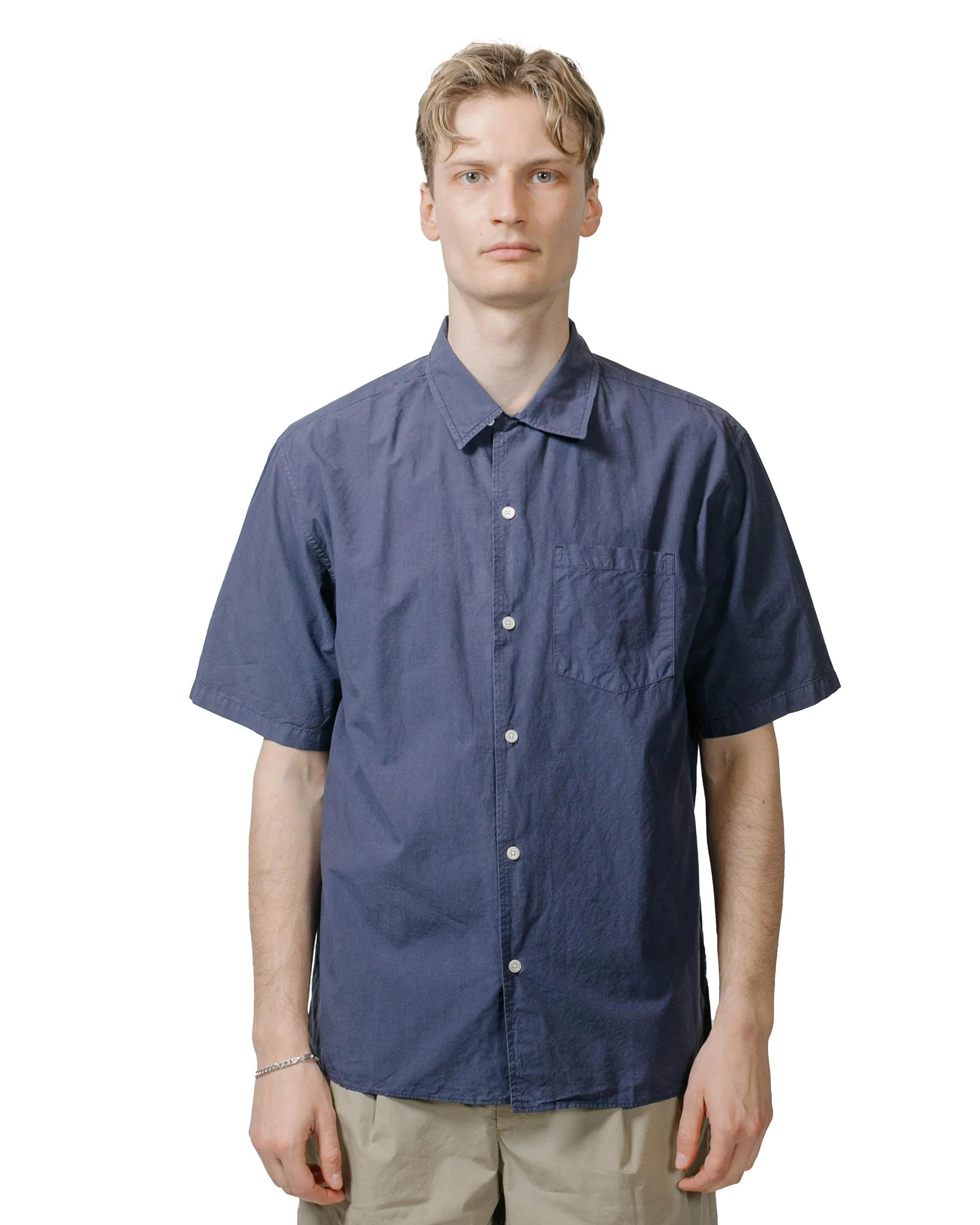 Norse Projects Carsten Cotton Tencel Calcite Blue Loose Fit Exclusive Collection
