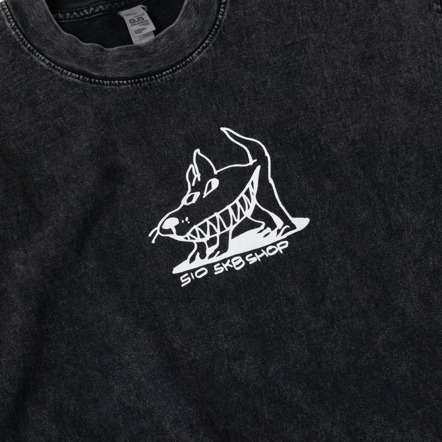 athletic style Sharkdog Tee (Mineral Black)