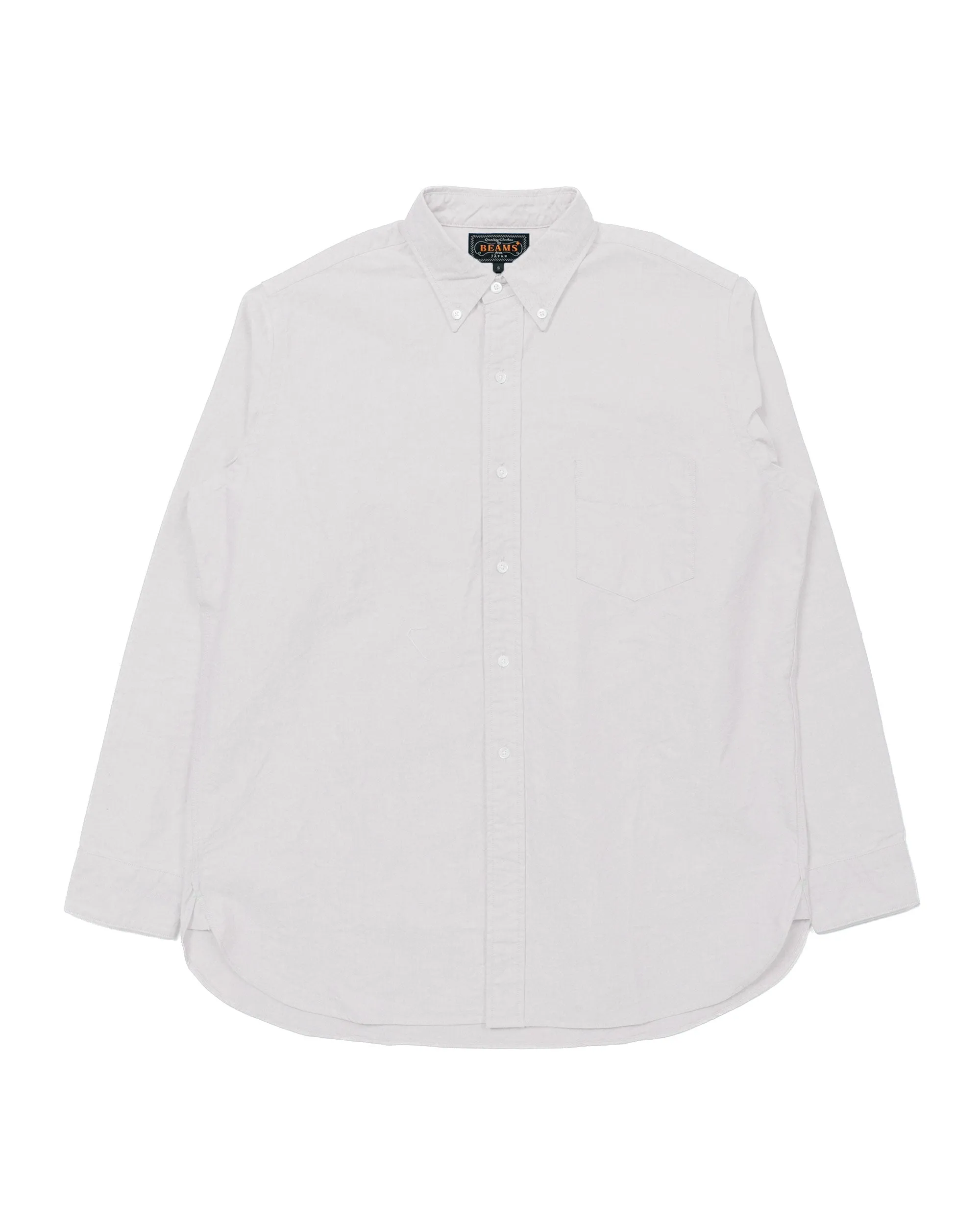 Beams Plus B.D. Classic Fit American Oxford White ethical fashion Ombre look
