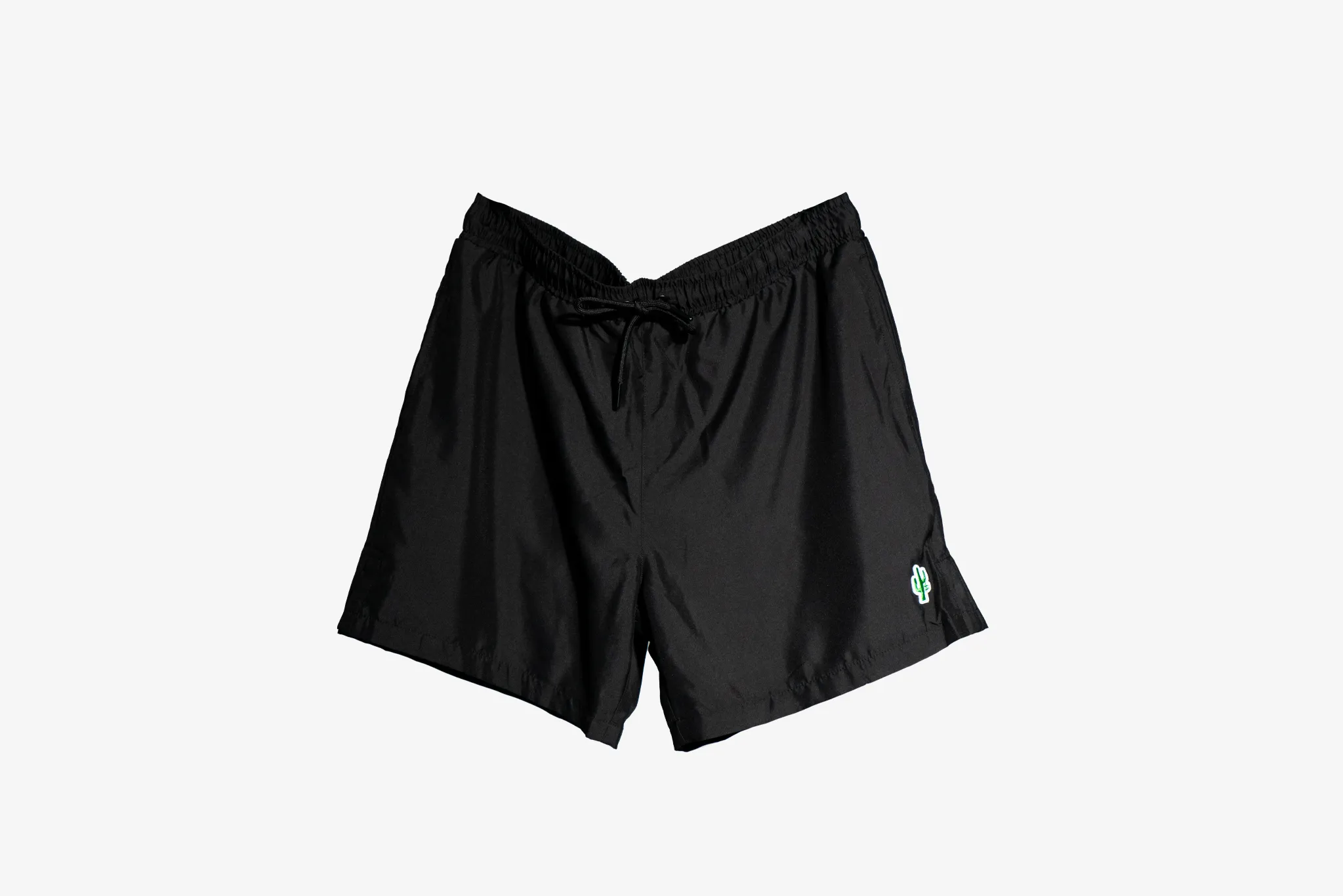 Relaxed Fit Manor "Saguaro Summer Nylon Short" M - Black