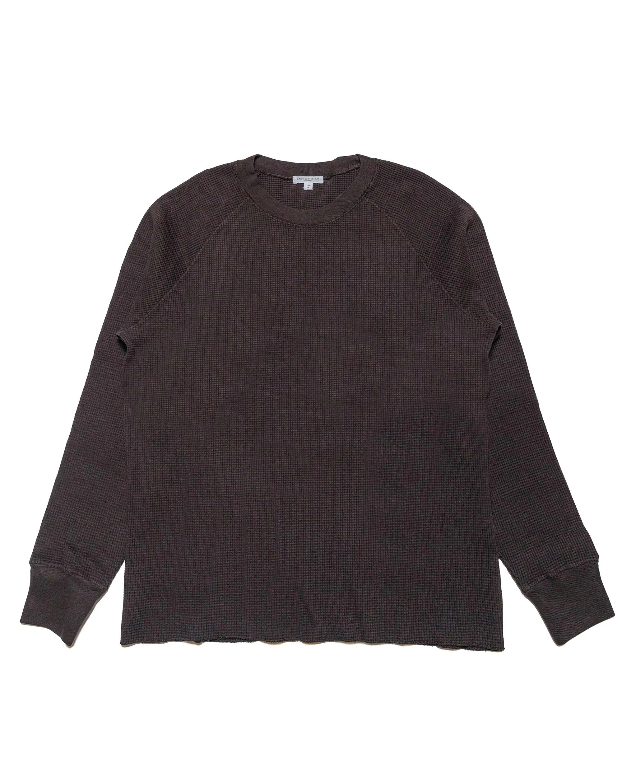 Lady White Co. Raglan Thermal Tire Black Breathable wear Comfort Layer