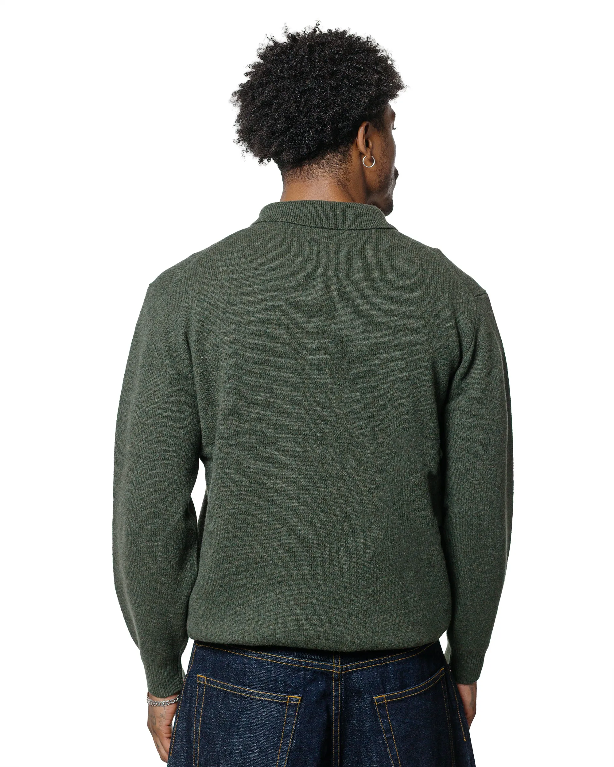 Cozy Protection Light Color Beams Plus Knit Polo 9G Green