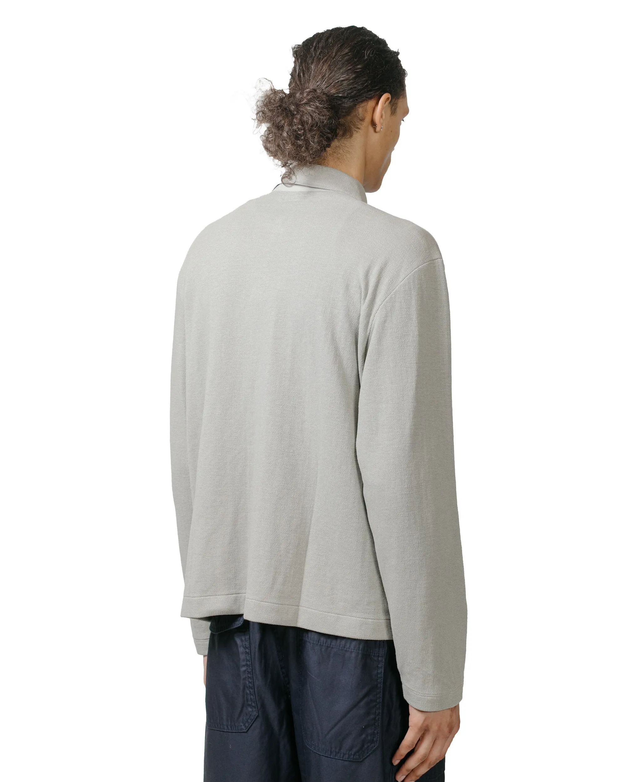product date night charm Lady White Co. Double Knit Jacket Post Grey