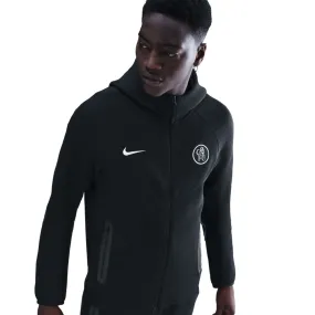 tropical print product marbled pattern Nike Chelsea 25/26 Tech Fleece Full-Zip Hoodie (Black)