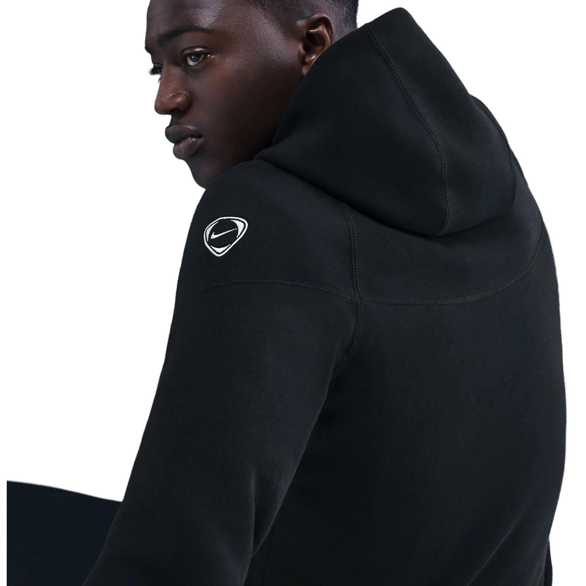 Modern Sporty Nike Chelsea 25/26 Tech Fleece Full-Zip Hoodie (Black)