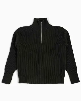Andersen-Andersen Navy Half-Zip Hunting Green Cozy Essentials