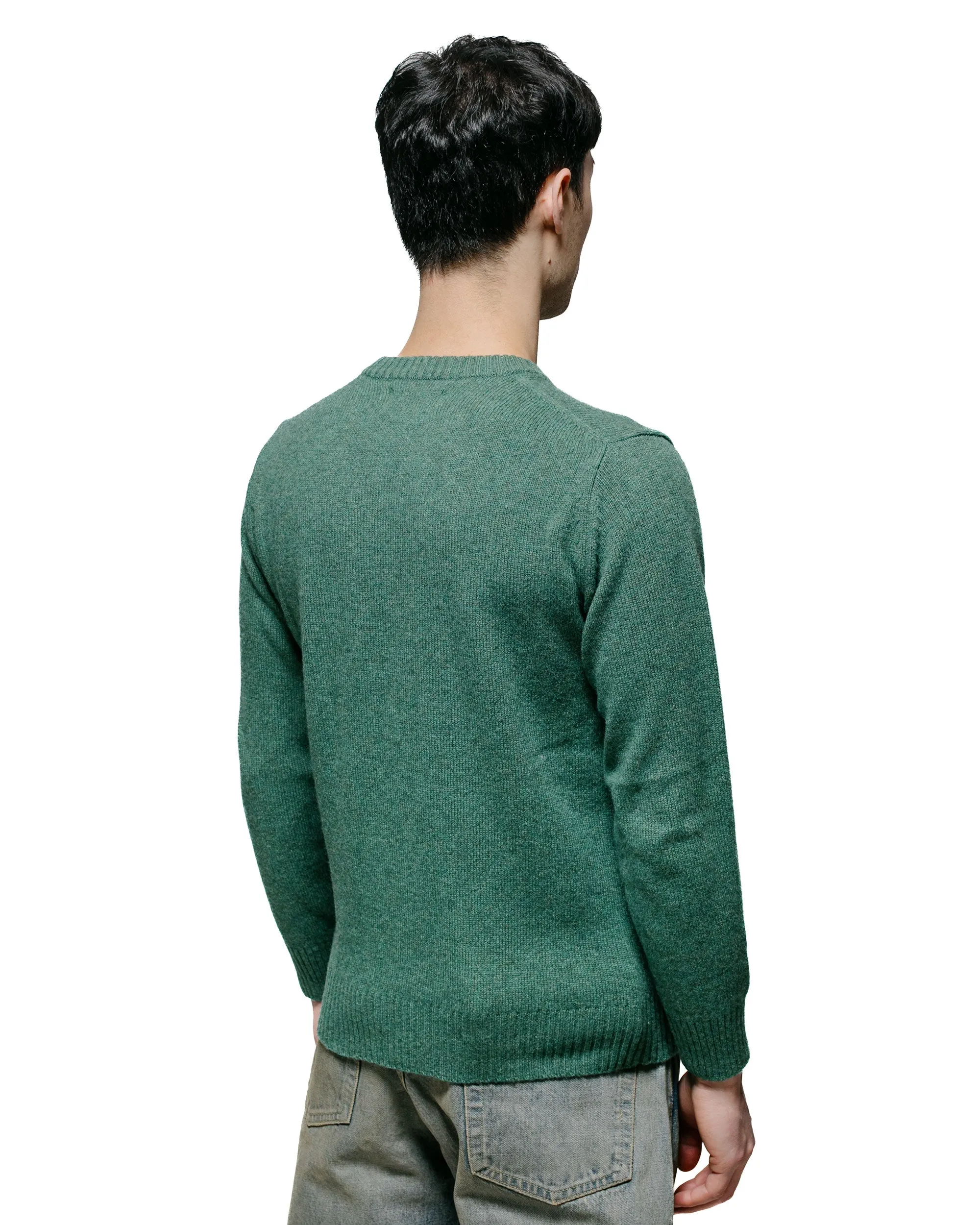 product watch punctuality The Real McCoy's MC21114 Wool Crewneck Sweater Kelly Green