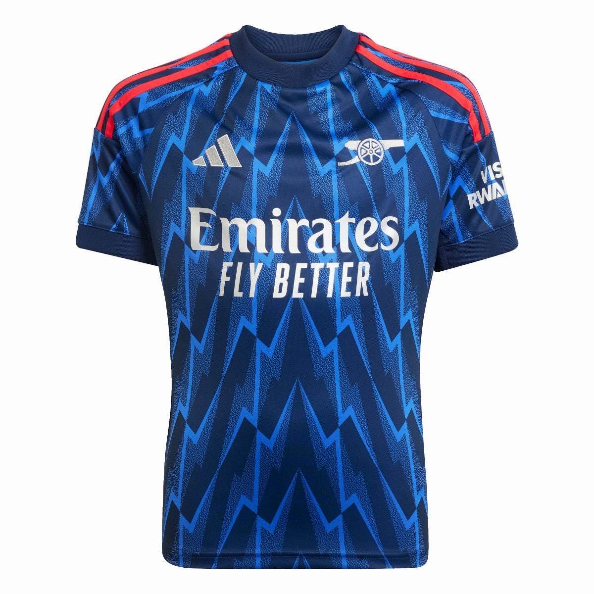 Junior's Arsenal FC 2025/26 Away Soccer Jersey Ergonomic Cut Micro Perforated Ventilation