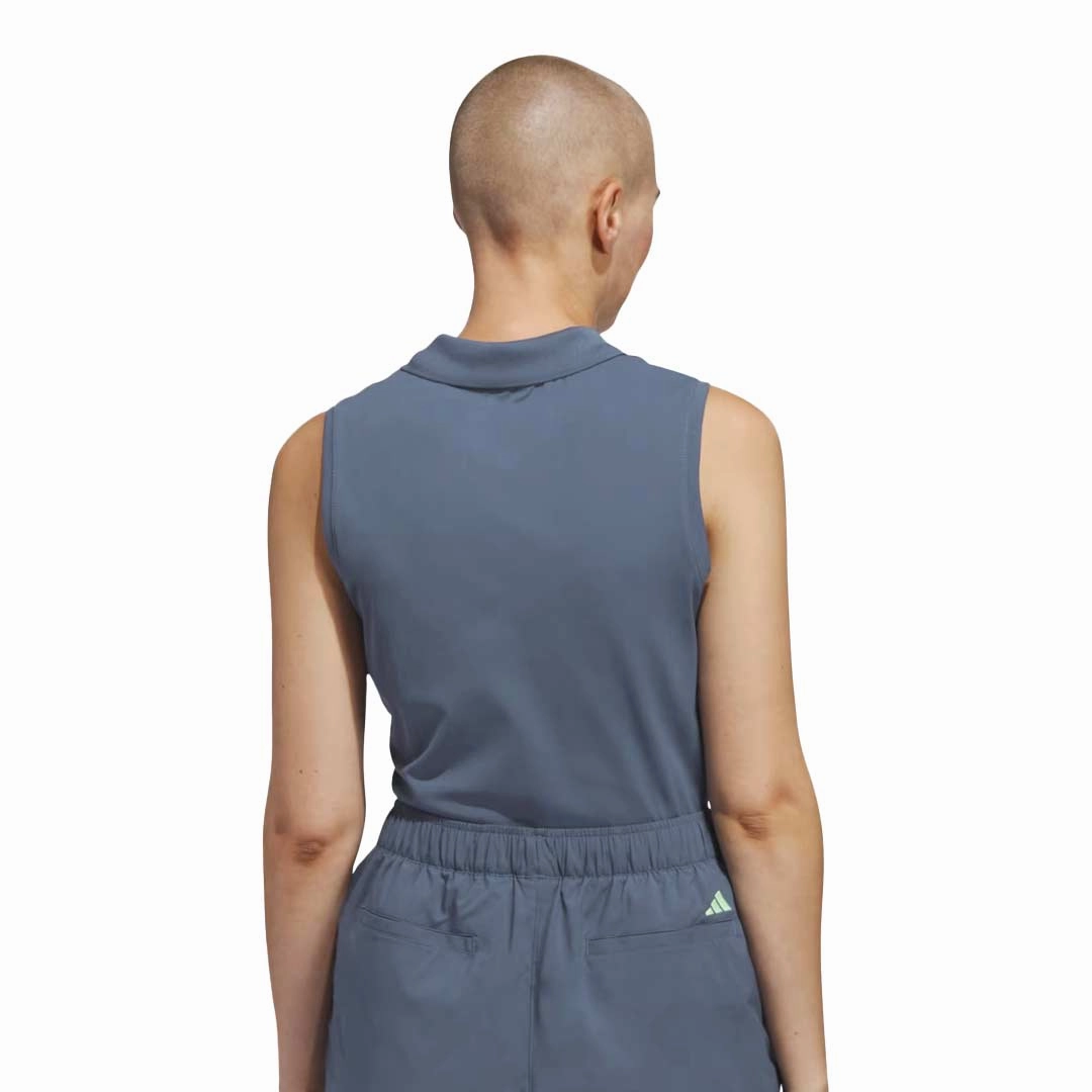 adidas - Women's Ultimate365 Twistknit Polo (IP8678) Reflective Trim Double Layered Edge Reinforcement