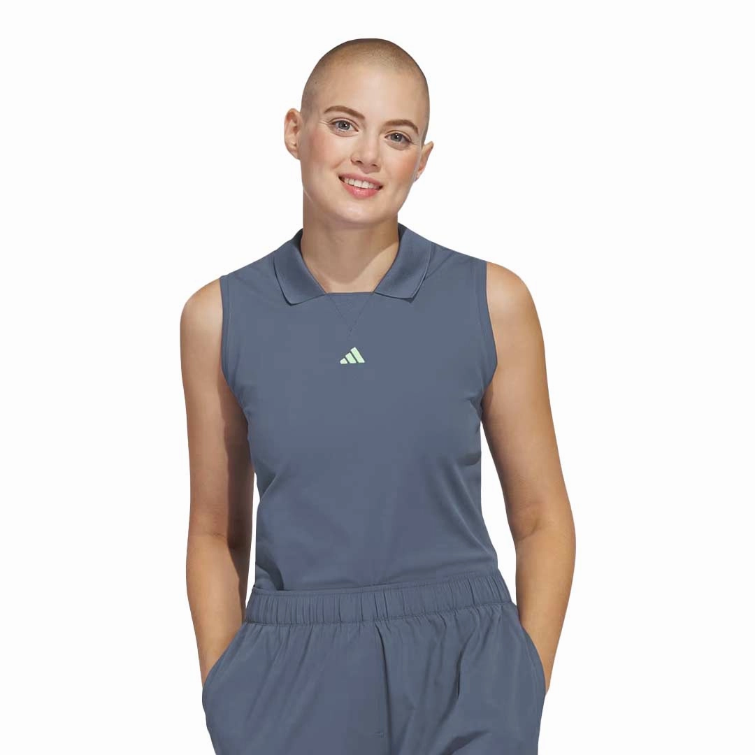 Vented Back Design Flatlock stitching adidas - Women's Ultimate365 Twistknit Polo (IP8678)