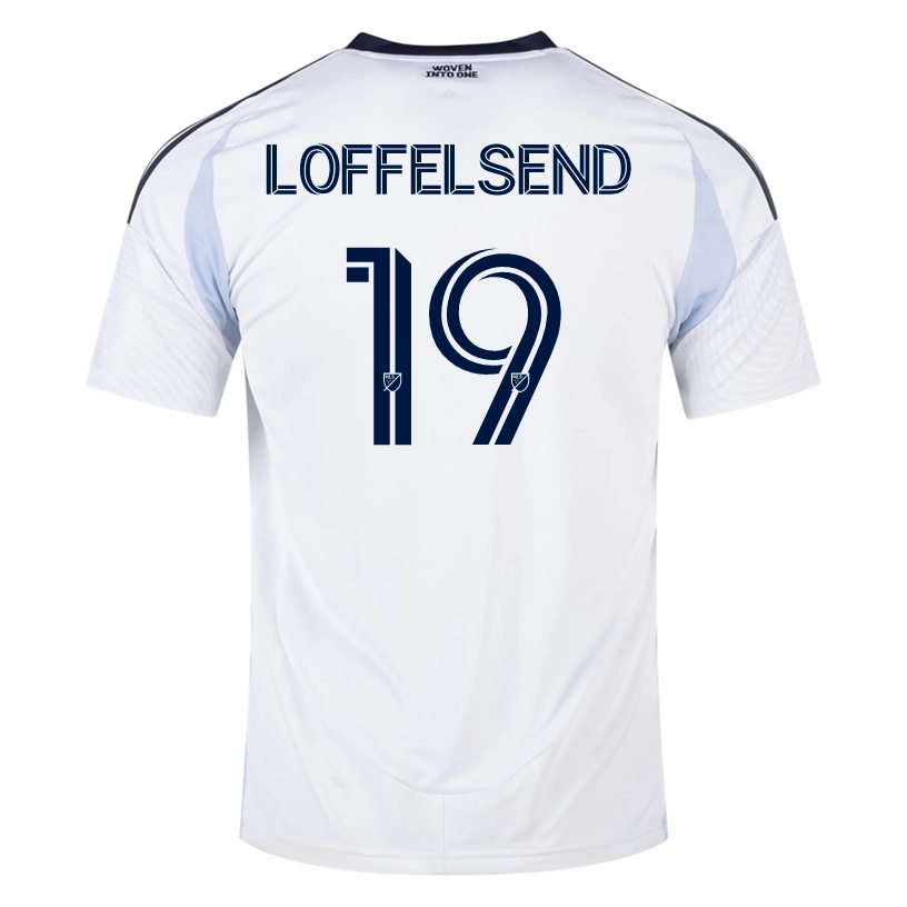 adidas Jasper L?ffelsend San Diego FC Away Jersey 25/26 (White) Lightweight Mesh Panels