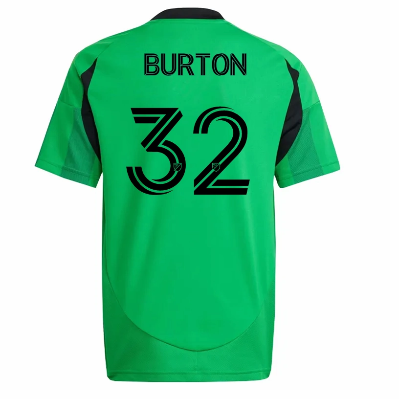 Soft Layers Moisture Lock Layer adidas Austin FC Micah Burton Home Jersey 25/26 (Real Green)