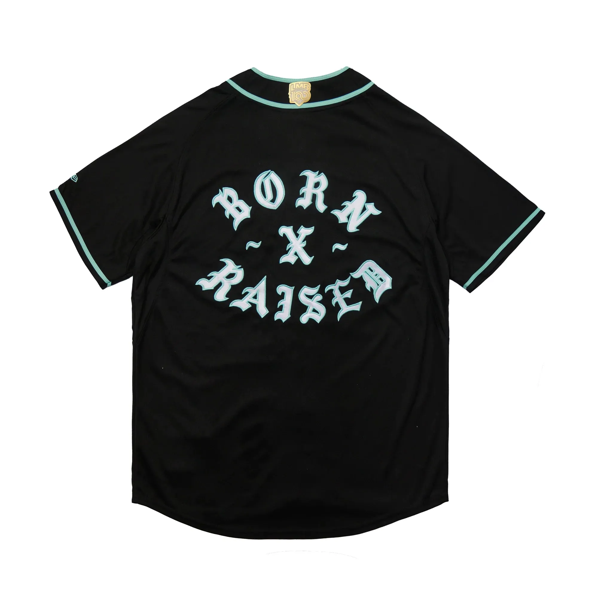 Born X Raised   Diablos Jersey: Black Minimal Mood