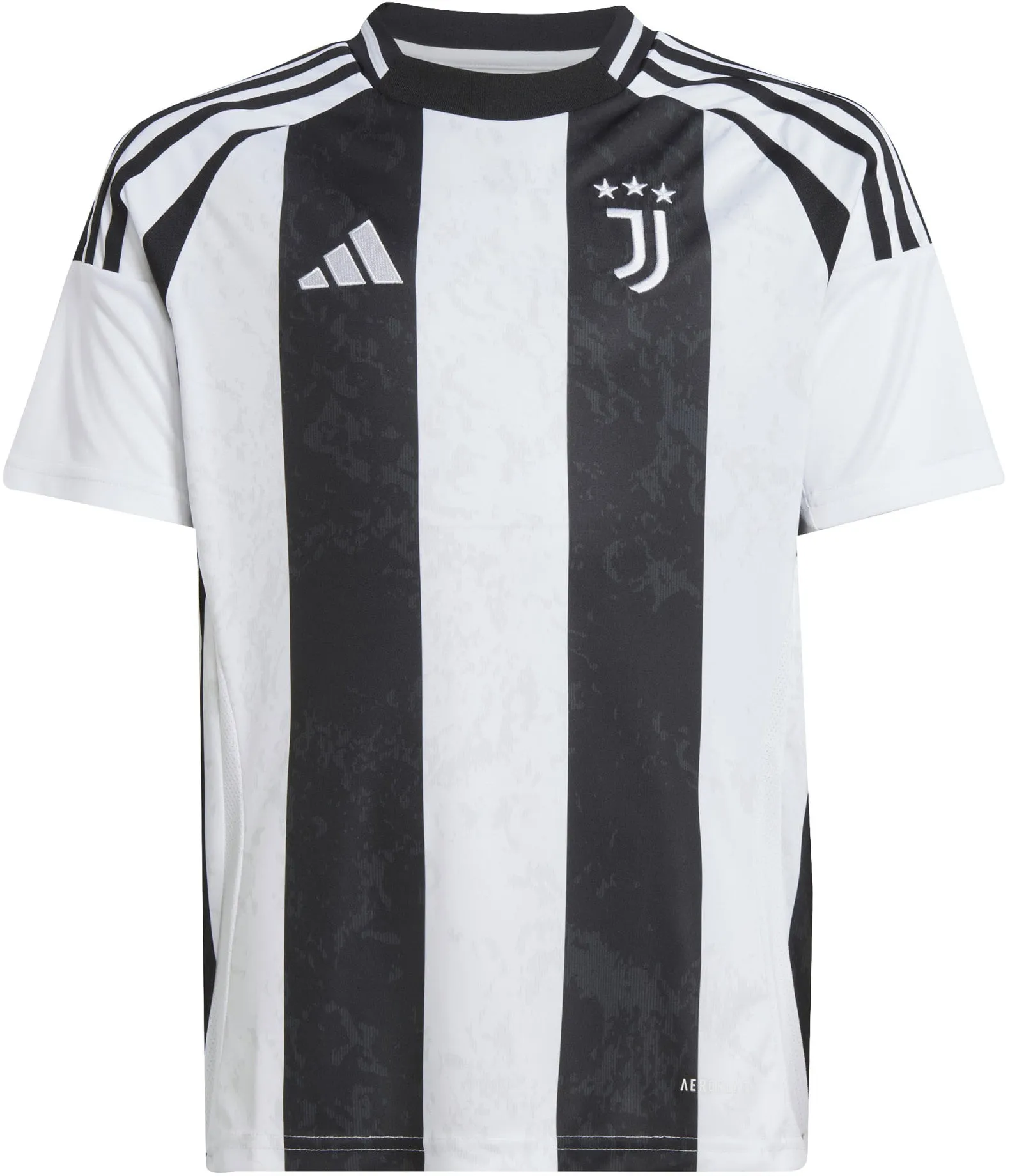 Kid's Juventus 2024/25 Home Soccer Jersey Flexible Neckline