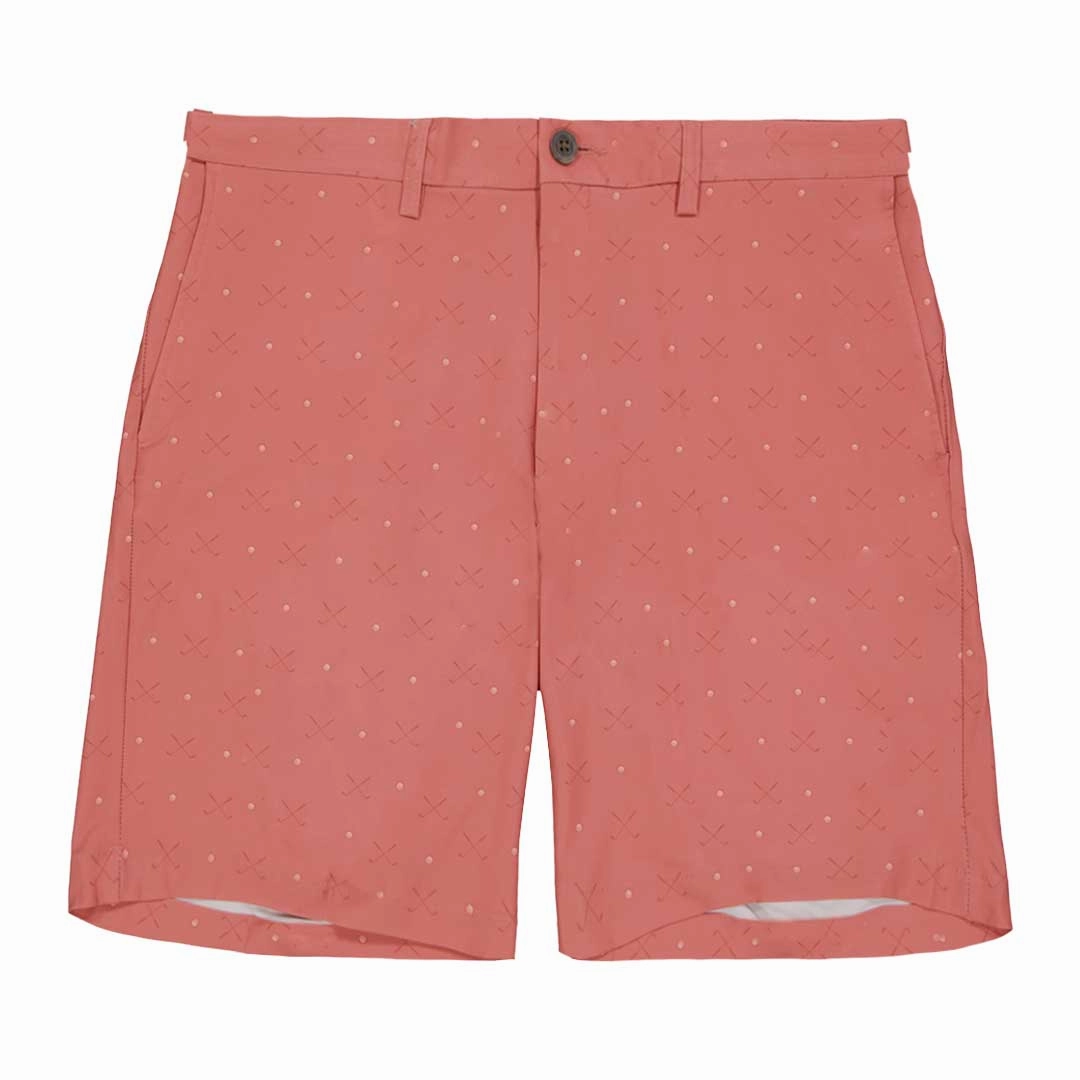 Haggar - Men's Plain Printed Shorts (HS50006 661) Outdoor Activewear Heat Control