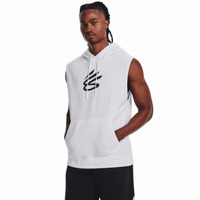 Curry Fleece Sleeveless Hoodie Timeless Sporty Easy Care