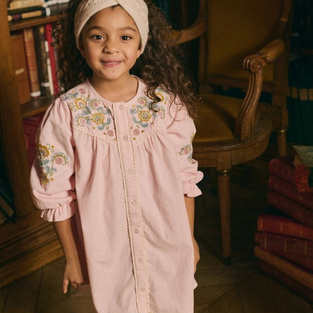 Louise Misha Floriane Dress, Light Pink Calm Finish Everyday-Use