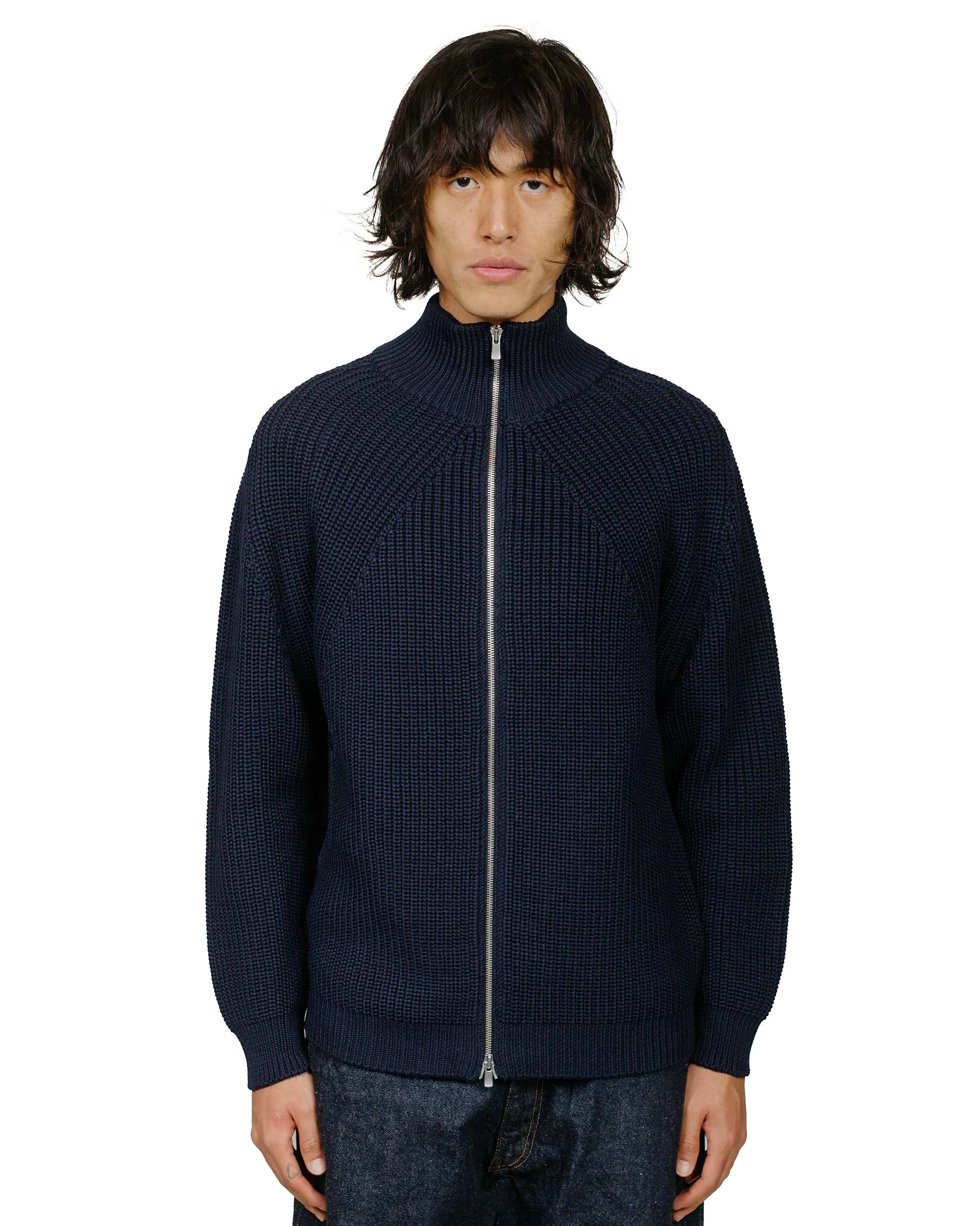 Batoner Signature Driver Knit Navy product fleece lining warmth Shrink resistant