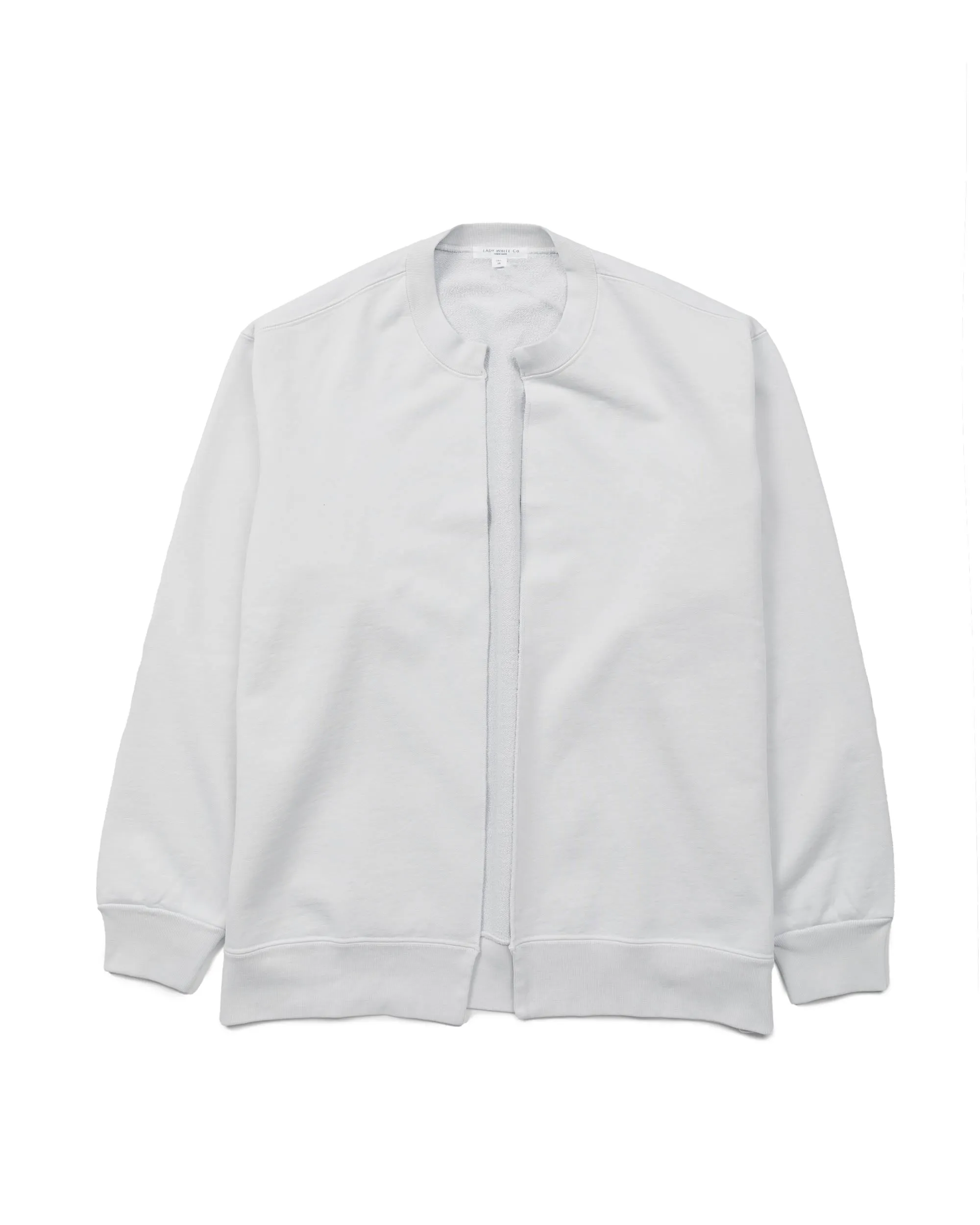Autumn Wear Lady White Co. Split Crew Cardigan Glacier