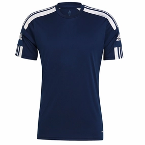 Moisture Wicking Fabric adidas Mens Squadra 21 Jersey (Navy/White)