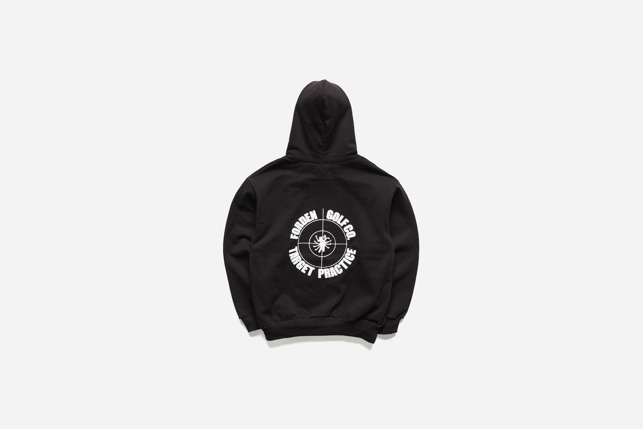 Forden Golf "Target Practice Hoodie" M - Black Oversized Fit Yarn Dyed Fabric
