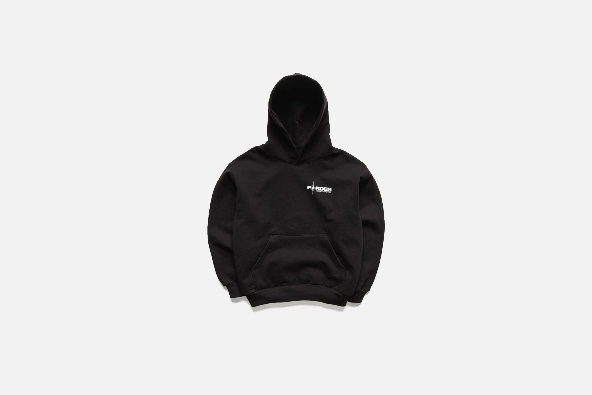 3D Knit Texture Forden Golf "Target Practice Hoodie" M - Black