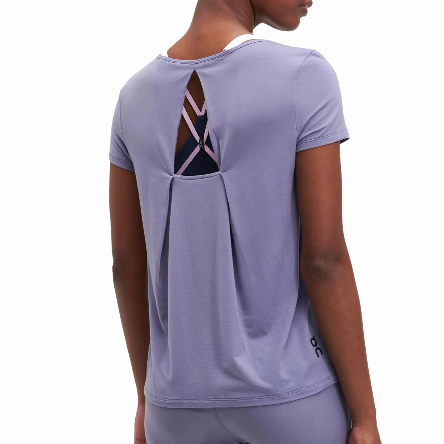 Womens On Running Active T Breathe - Granite tall size