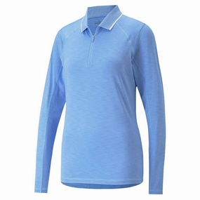 Effortless Fit Puma - Women's YouV Long Sleeve Polo (537499 05)