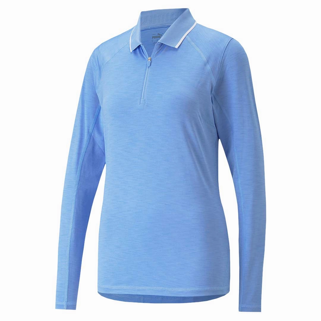 Eco Friendly Recycled Polyester Thermoregulating Material Puma - Women's YouV Long Sleeve Polo (537499 05)