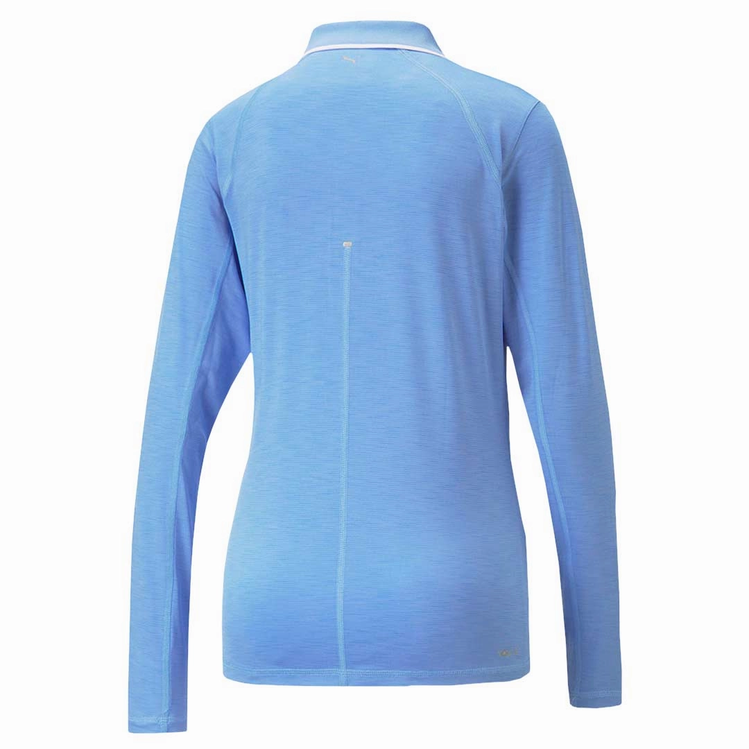Bold Trim Puma - Women's YouV Long Sleeve Polo (537499 05)