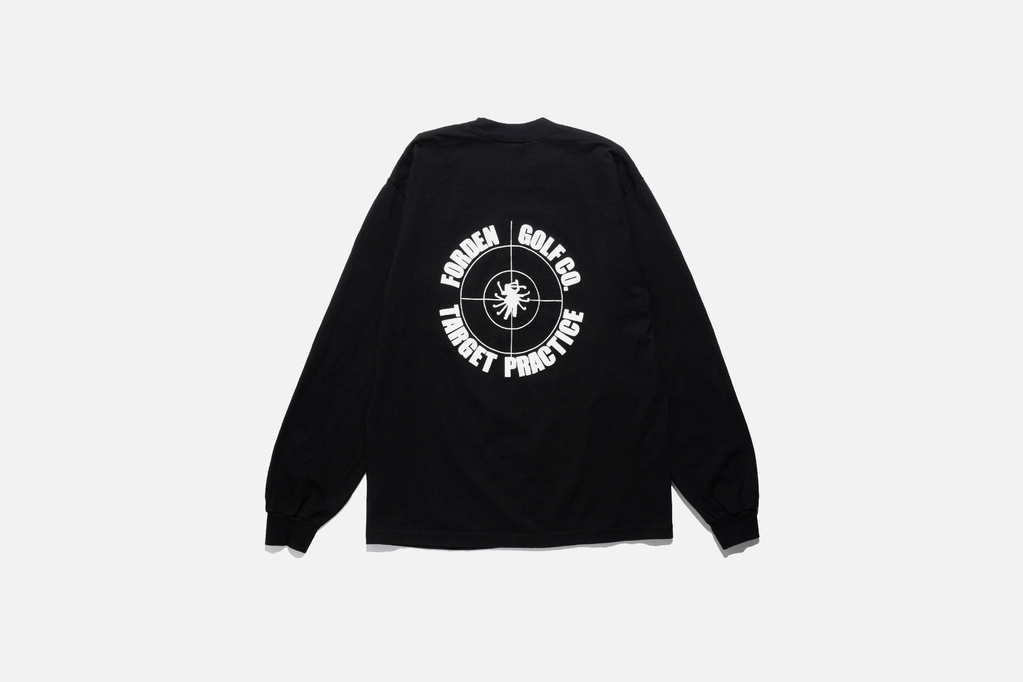 Forden Golf "Target Practice Long Sleeve Tee" M - Black Multi Zone Ventilation