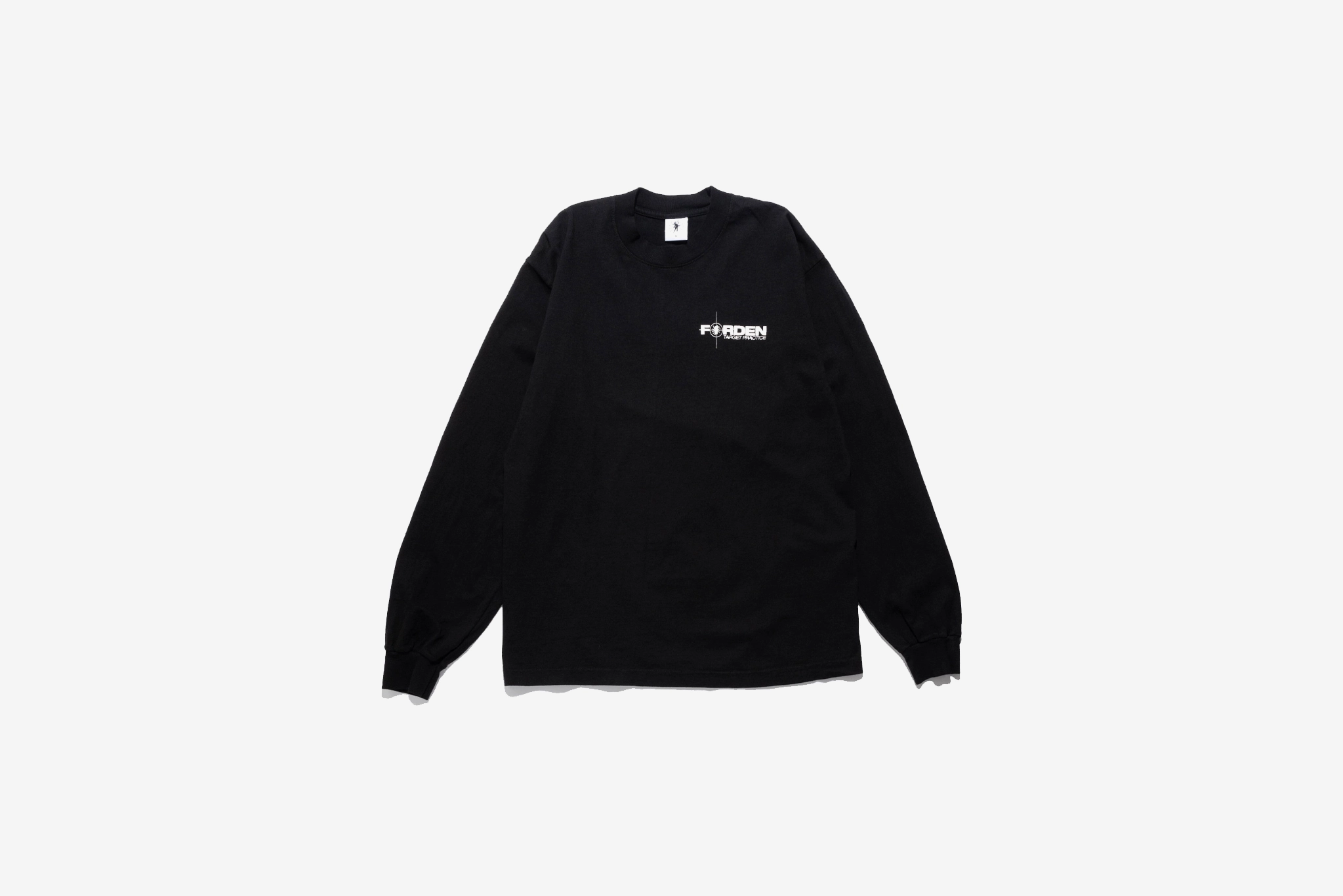 Forden Golf "Target Practice Long Sleeve Tee" M - Black Tear Resistant Weave