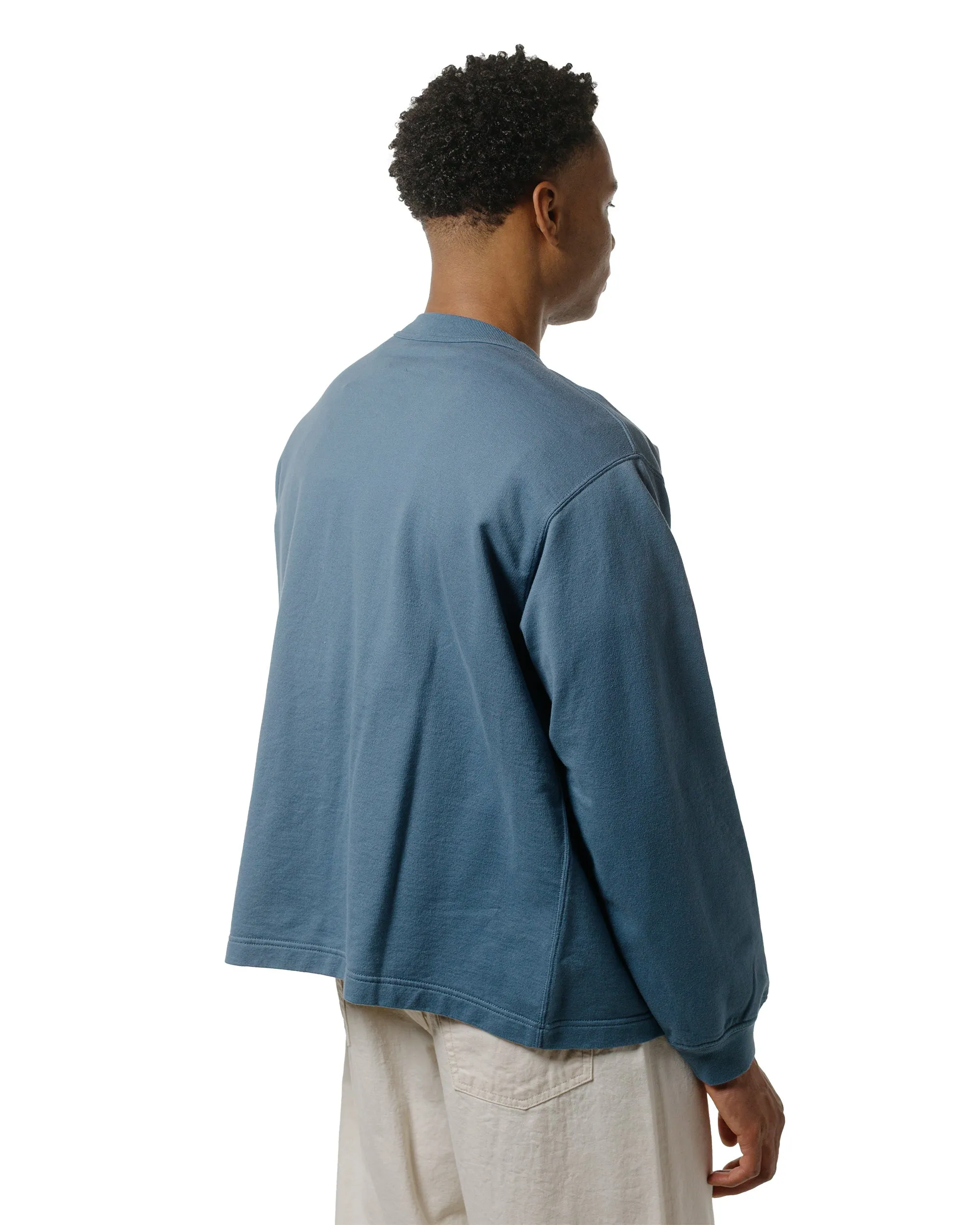 Danton Cotton Terry Dot Button V-Neck Cardigan Dark Blue product return policy