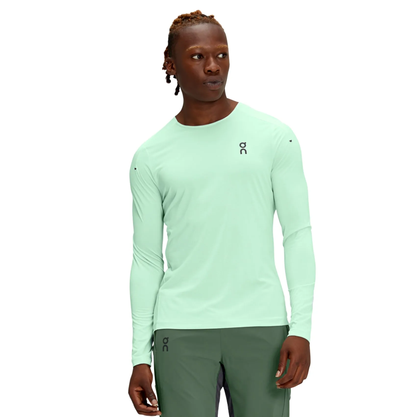 QuickRelease Fasteners Mens On Running Performance Long-T