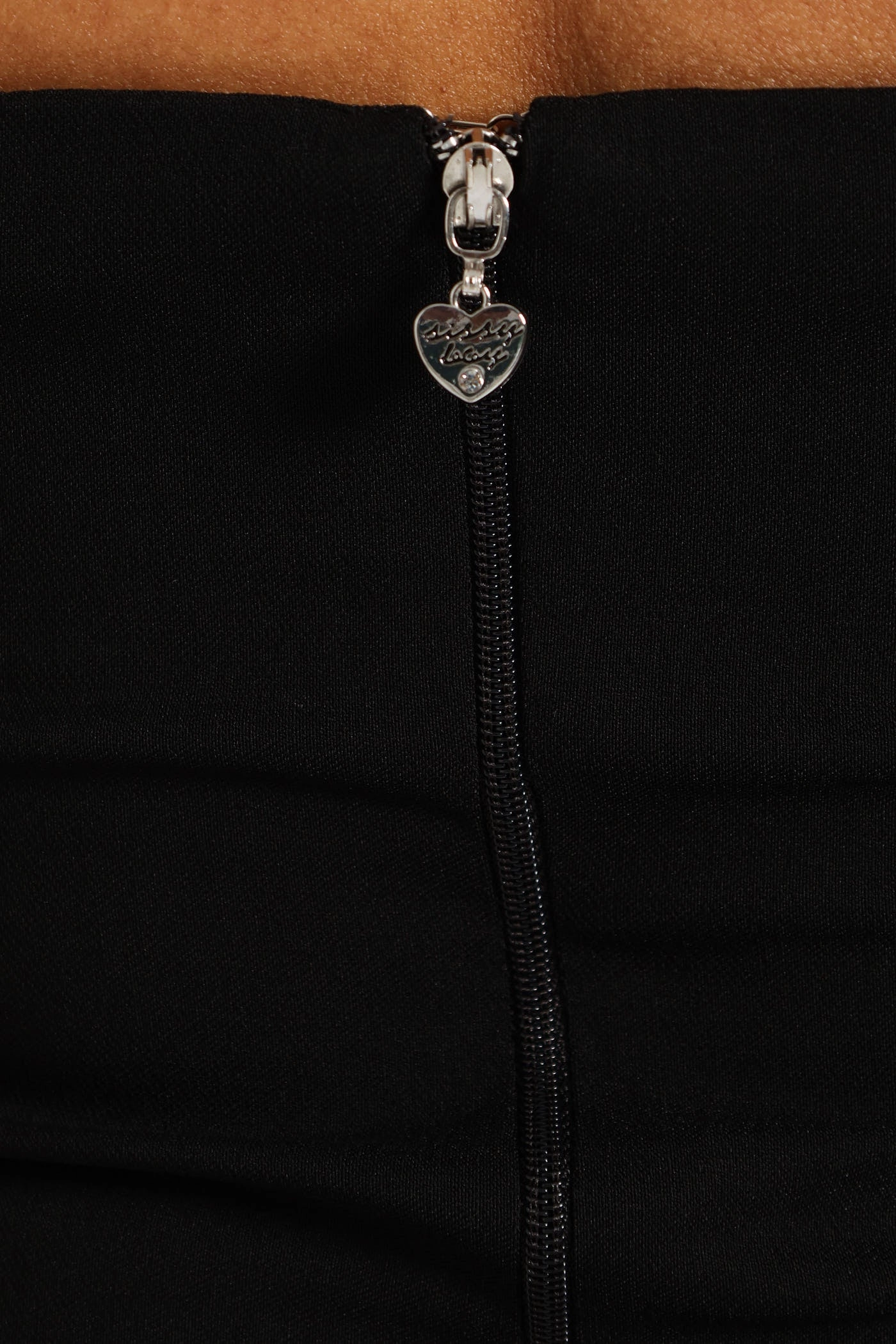 Dawson Strapless Dress - Black Vintage feel