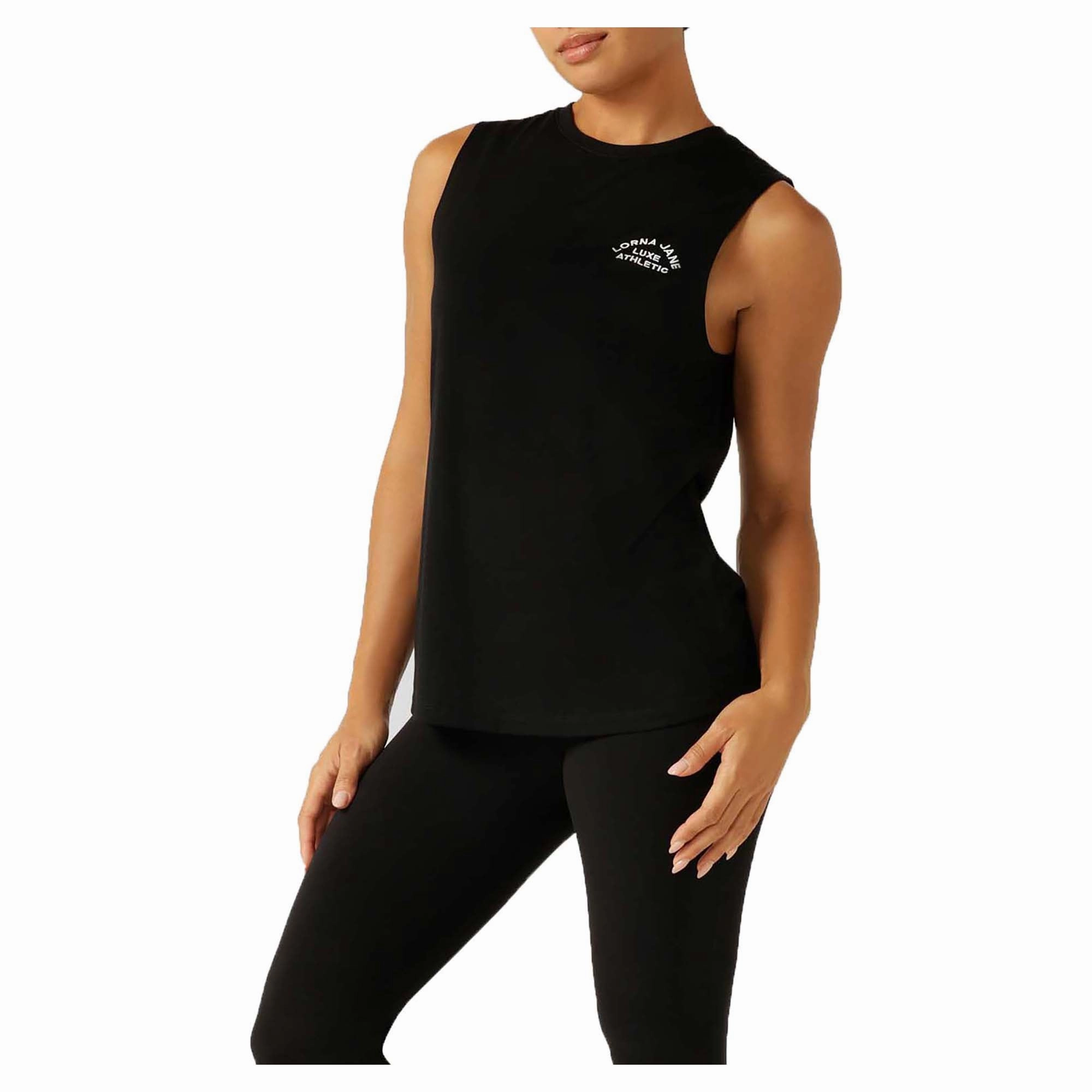 Checkered Women's Lotus Muscle Tank