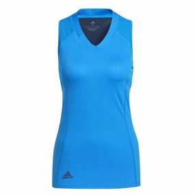 Sublimation Ready Fabric Non Chafe Stitching adidas - Women's Heat.Rdy Sleeveless Polo (HH8603)