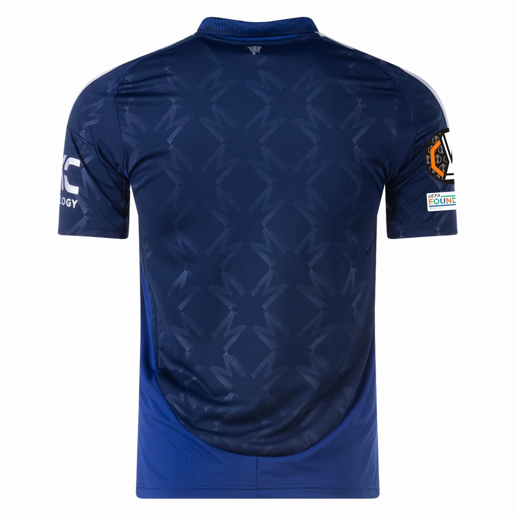 adidas Manchester United Away Jersey w/ Europa League Patches 24/25 (Night Indigo) Form Focus Moisture Management System