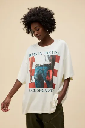 Trendy Design Daydreamer "Bruce Springsteen 'Born in the USA' Tee" W - Stone Vintage