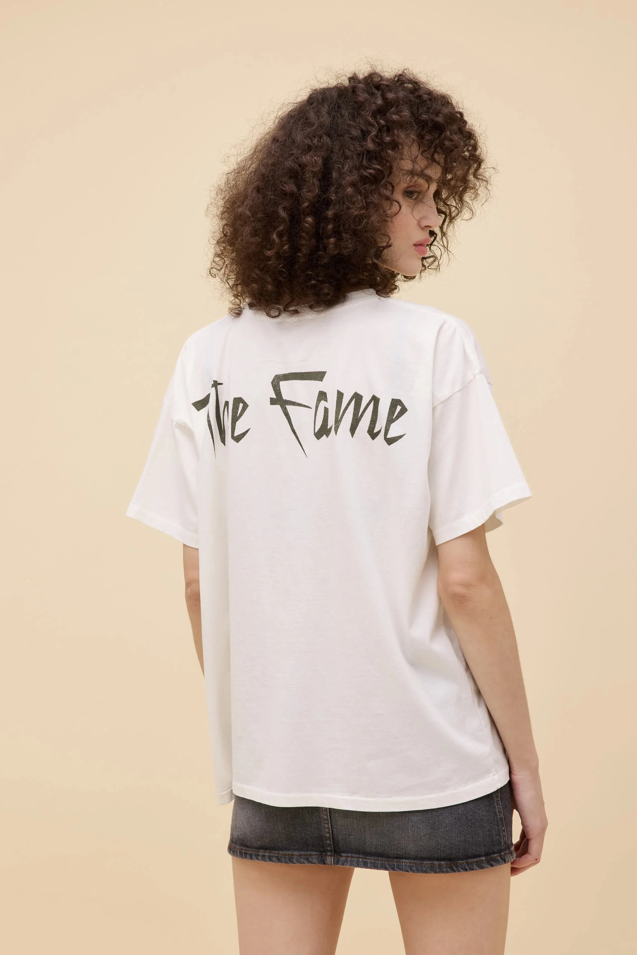 VersatileCuff Daydreamer "Lady Gaga 'The Fame' Merch Tee" W - Vintage White