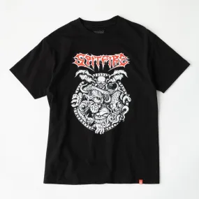 Demon Gate Tee (Black/Red) winter warmth