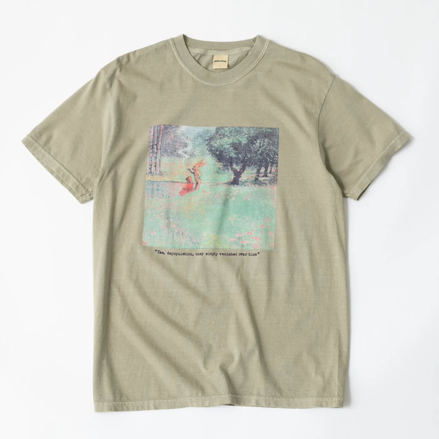 OdorControl Treatment casual fun Depopulation Tee (Khaki)